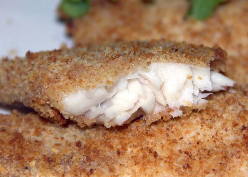 Air-Fried Crumbed Fish